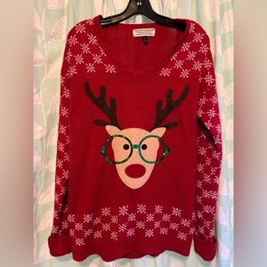 Reindeer ugly Christmas sweater